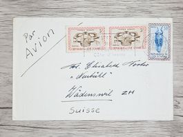 CL17 Enveloppe + Timbre Cote d`Ivoire 1962